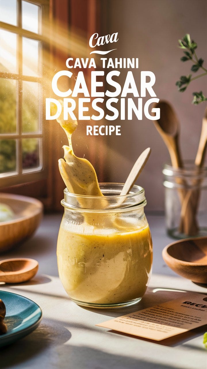 Cava Tahini Caesar Dressing Copycat Recipe A Modern Twist On A Classic 