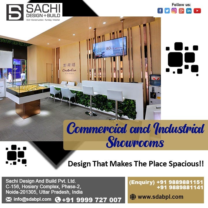 Commercial Interior Design Company in Noida — SDABPL by