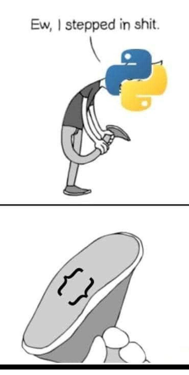 Python’s Indentation Nation: Will Braces Ever Make a Comeback? | by ...