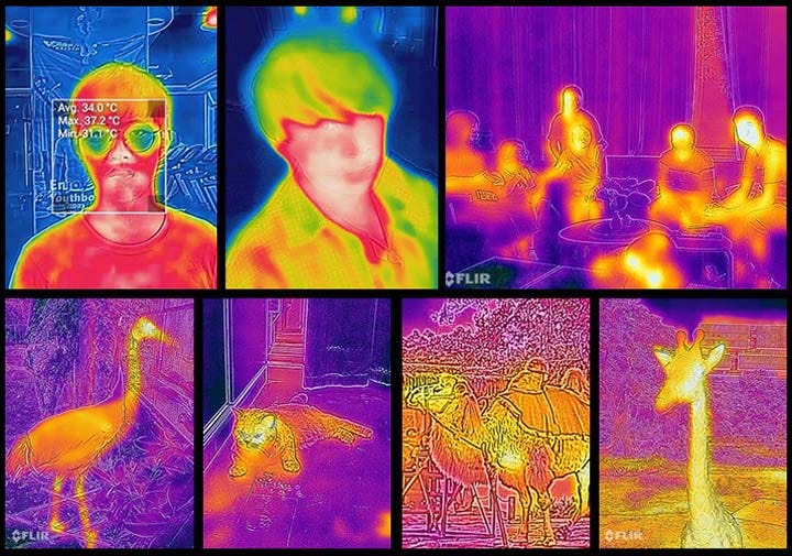 Can a thermal camera see through clothing and walls? by China
