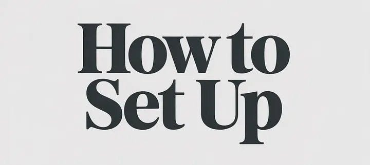 Let’s walk through the setup. No technical skills needed. Three steps and you’re running.