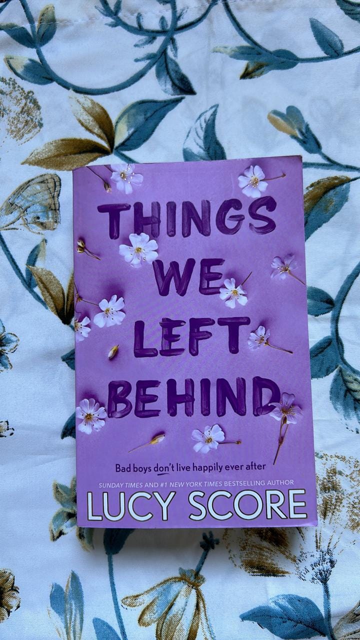 Review Things We Left Behind, by Lucy Score by Ayushii