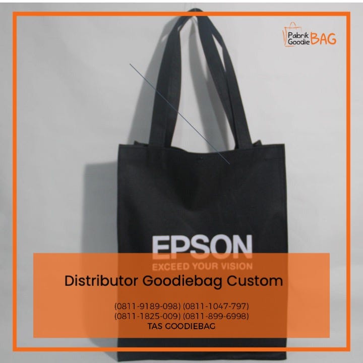 Distributor Goodiebag Custom Distributor Tas Spunbond Murah Medium