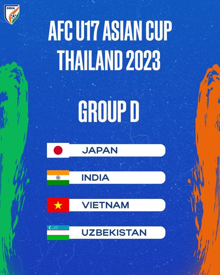 AFC U-17 Asian Cup 2023 (Thailand) Draw Announced | by footballmaniac |  Medium