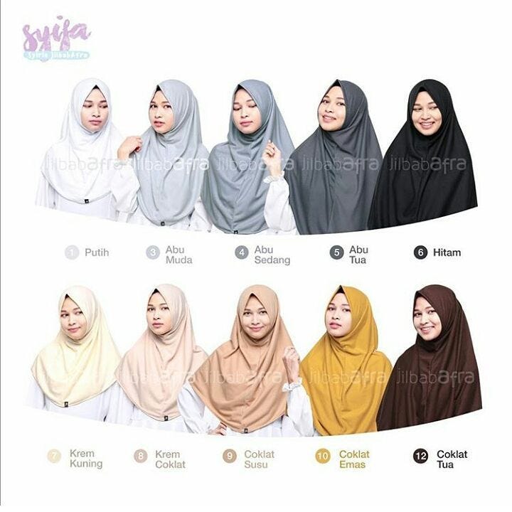 JILBAB AFRA syifa | Syria Afra Jilbab Kaos | Hijab Afra Sukabumi | by ...