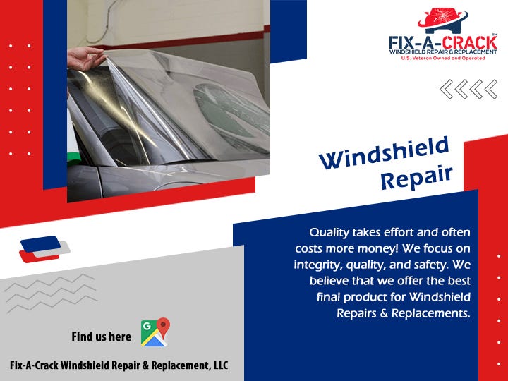 Windshield Repair. Don’t Drive Around With A Cracked… by FixACrack