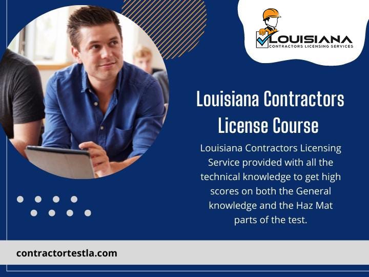 Louisiana Contractors License Course - Louisiana Contractors Licensing  Services - Medium