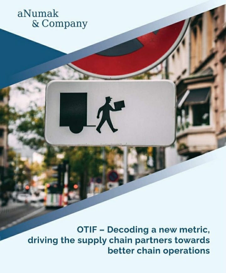 OTIF - Decoding a new metric, driving the supply chain partners towards  better chain operations | by aNumak & Company | Medium