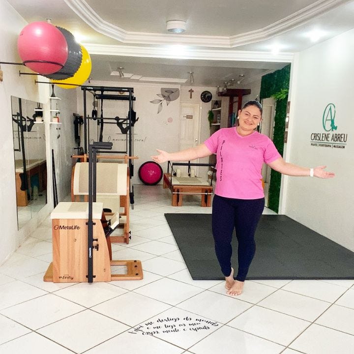 Crislene Abreu | Fisioterapeuta Especialista em Pilates Clínico no Cohatrac — São Luís.
