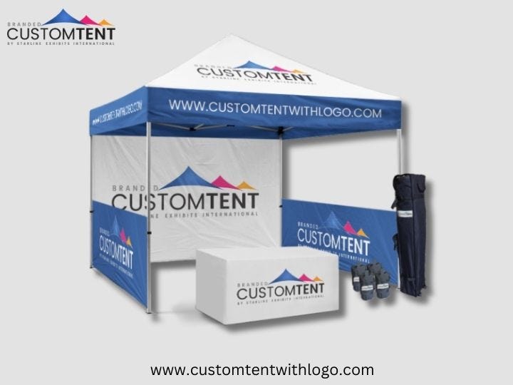 Get More Attention With Custom Tents With Logos | by customtentwithlogo |  Dec, 2023 | Medium