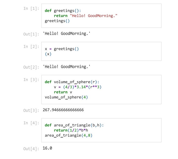 FUNCTIONS OF PYTHON - Vaishnavi - Medium