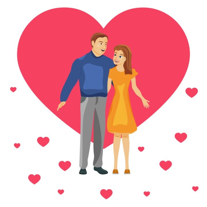 “In the Glow of Genesis: Navigating the Labyrinth of Love”  by 
