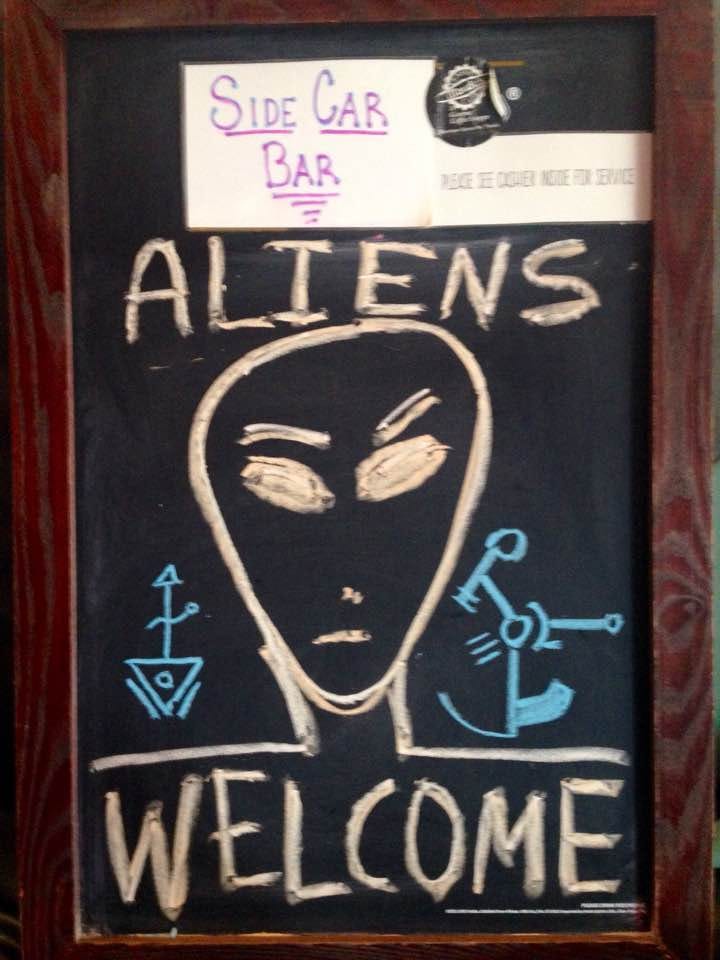 Sidecar Chalk Board Art