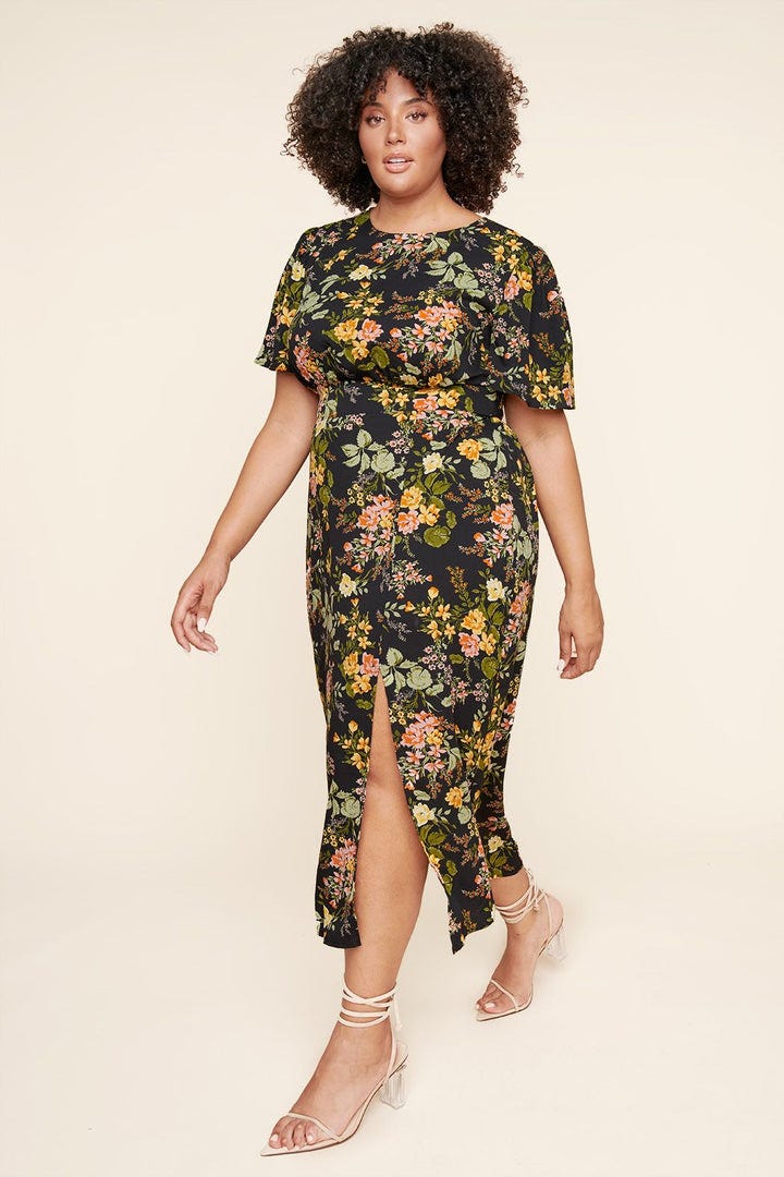 BRENDA™ – Flowing Floral Maxi Dress