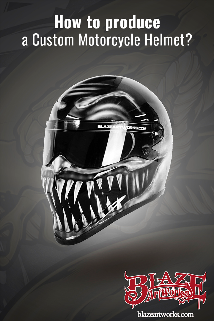 custom motorcycle helmet