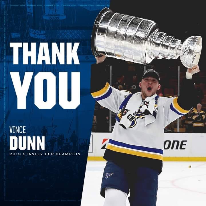 Vince Dunn talks before returning to Blues' lineup in Stanley Cup Final 