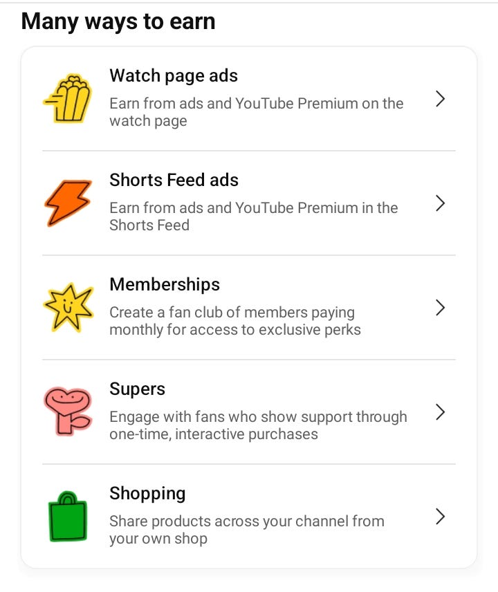 How to earn through youtube deals