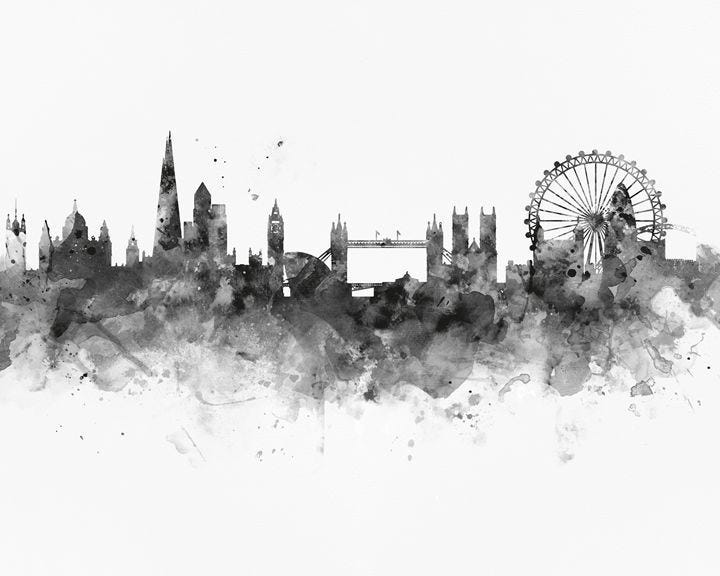 City Skyline Wall Art London: Transform Your Home with Iconic Urban Elegance