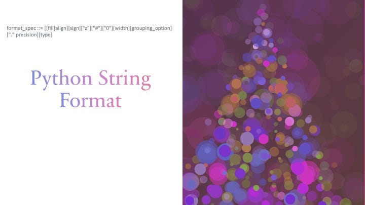 Essential Python — VI. Formatting strings | by Arun Saxena | Jun, 2024 ...