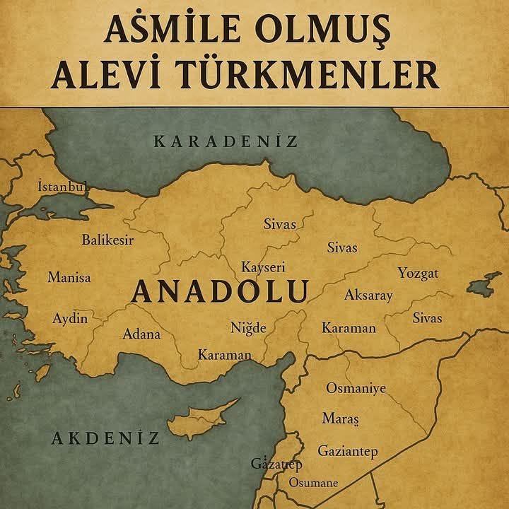 Anadolu’daki Asimile olmuş Alevi Türkmenler