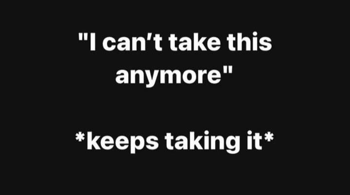 learning to not look at everything as the thing that would save me
