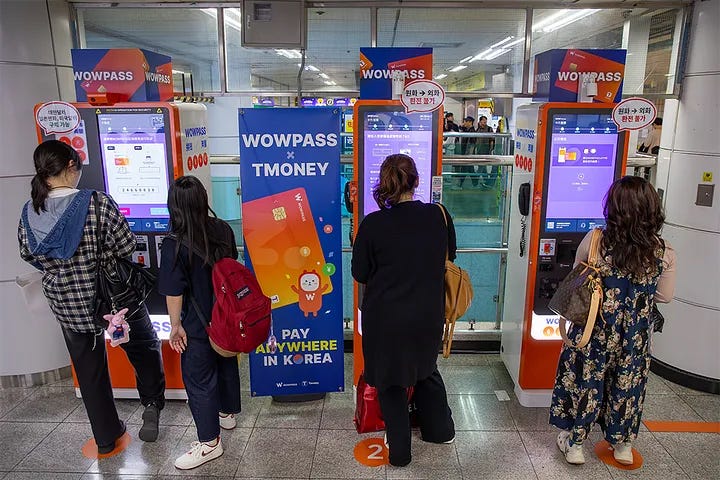 在全韓國超過 290 台機器都能輕鬆領取 WOWPASS!