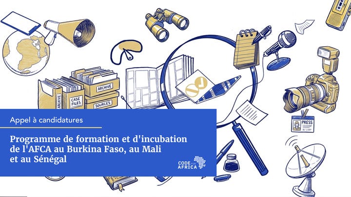 Appel à candidatures pour la formation et l’incubation de CheckDesks au Burkina Faso, au Mali et au…