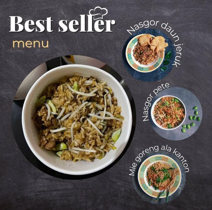 Contoh menu di cloud kitchen saya