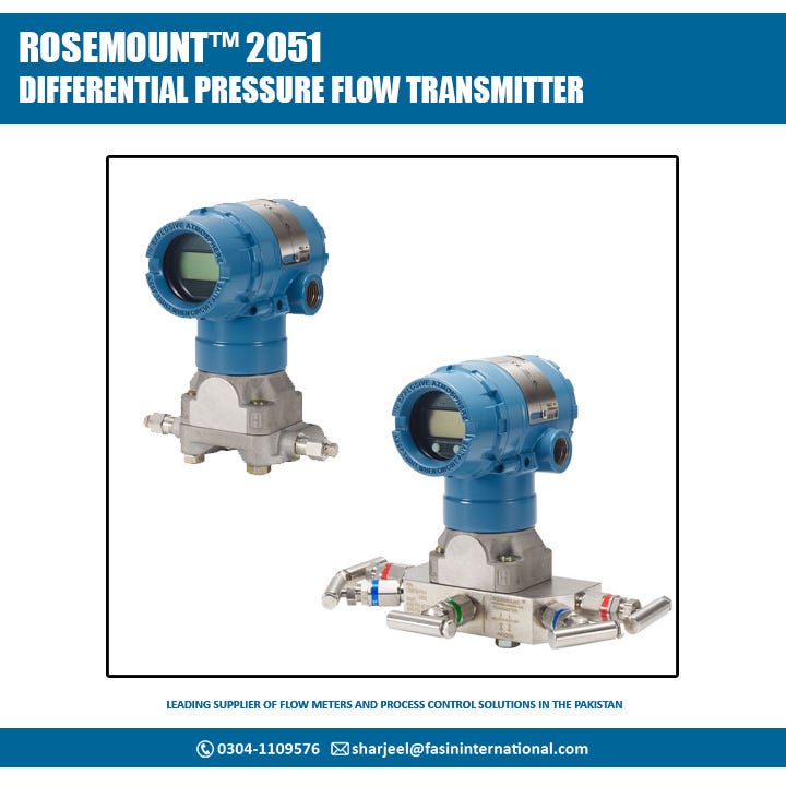 Rosemount™ 3051SFA Annubar™ Flow Meter Differential Pressure Flow