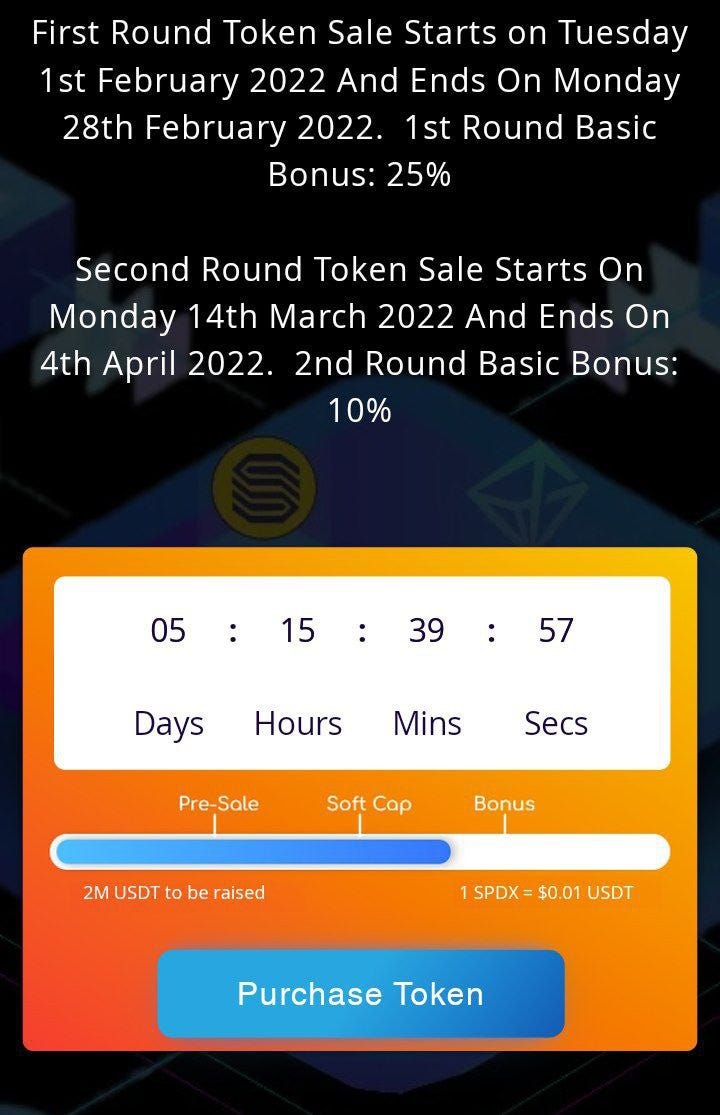 5 Days To The End Of SpurDEx Round 2 Token Sale. TAKE ACTION NOW! *100% ...