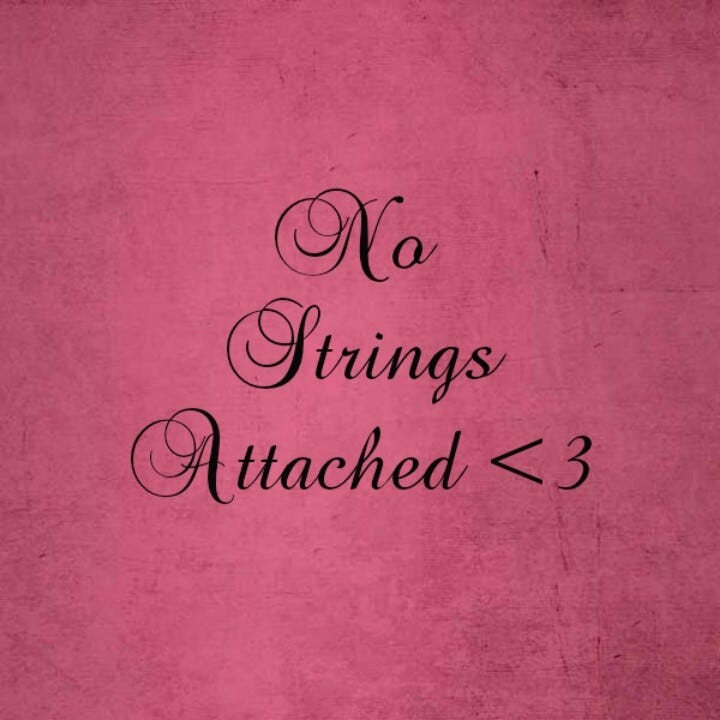 IT WAS BETTER WITH NO STRINGS ATTACHED ANYWAYS by The Real Ada Jan