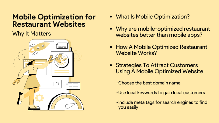 Mobile optimization for restaurant websites why it matters by 