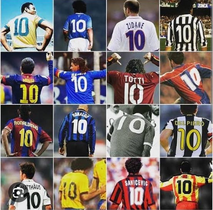 The Significance Of The Number 10 In Football By Ouseph Varkey Medium