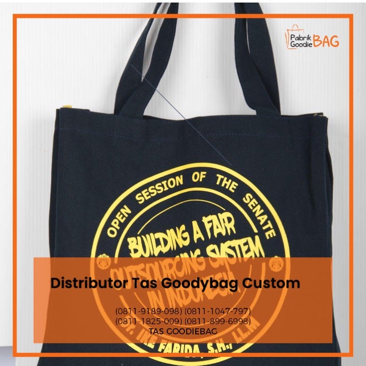 Distributor Tas Goodybag Custom Distributor Tas Spunbond Murah Medium