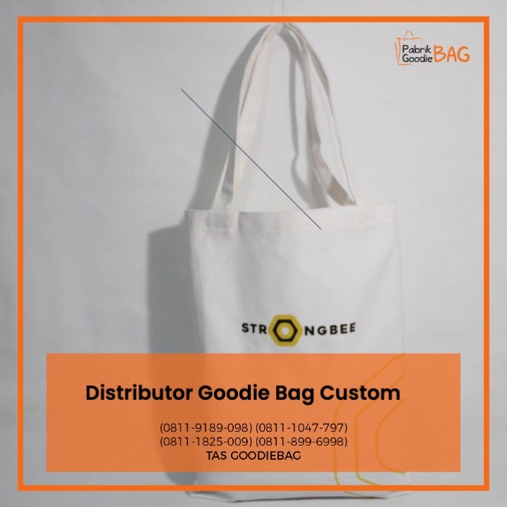 Distributor Goodie bag Custom Distributor Tas Spunbond Murah Medium