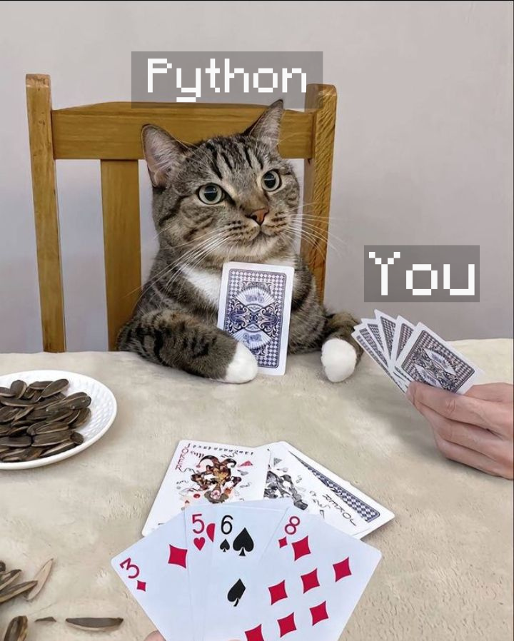 Tutorial on how to ask Python to sort a deck of playing cards. (I’m talking about sorting)