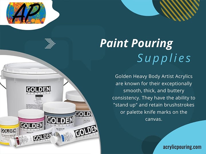Paint Pouring Supplies - Acrylic Pouring - Medium