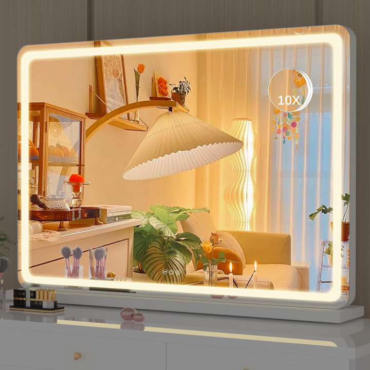 Top products to elevate your bedroom Hasipu Vanity Mirror with Lights, 32" x 22" LED Makeup