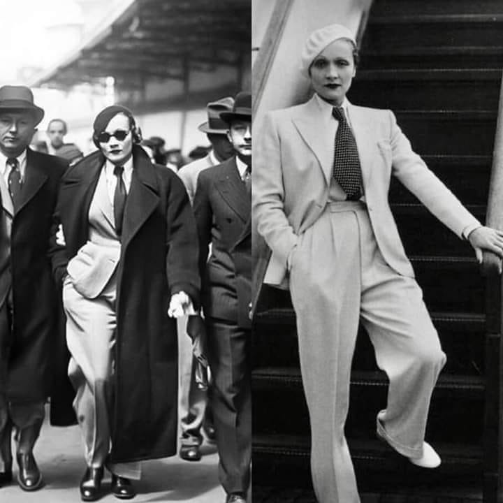 𝐏roibida de 𝐔sar 𝐂alças Em 1933, a atriz Marlene Dietrich estava em uma ...