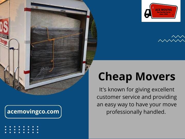 Cheap Movers Santa Clara. Cut Costs When You're Moving-Budget… | by Ace  Moving Co | Medium