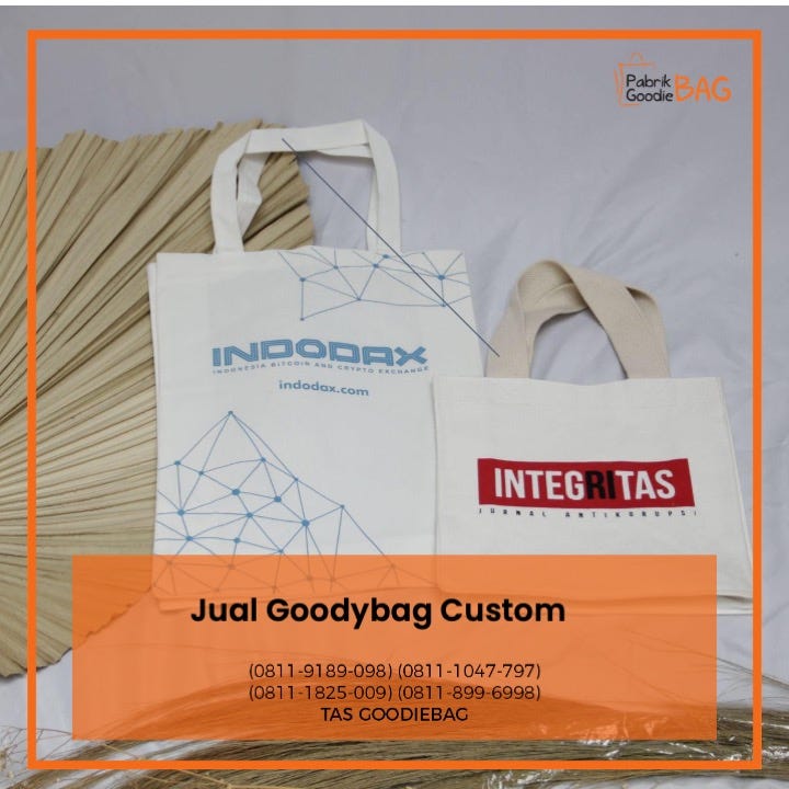 Jual Goodybag Custom - Produsen Spunbond Polos - Medium