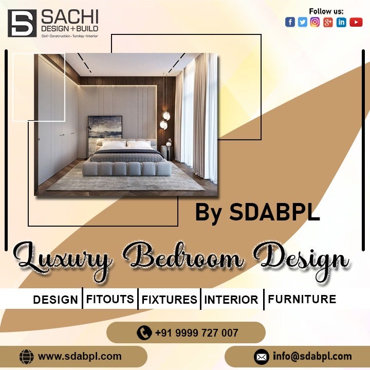 Luxury Bedroom Design Service Sachi Design And Build Pvt Ltd Medium