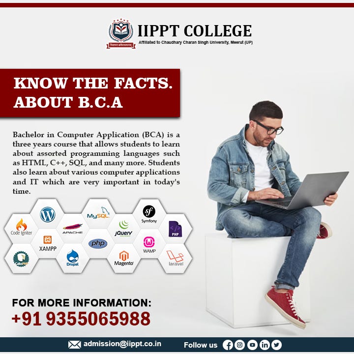 KNOW THE FACTS. ABOUT B.C.A Bachelor in Computer Application (BCA) is a ...