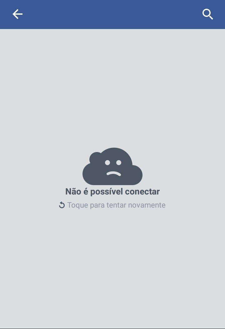 Can't connect to Facebook