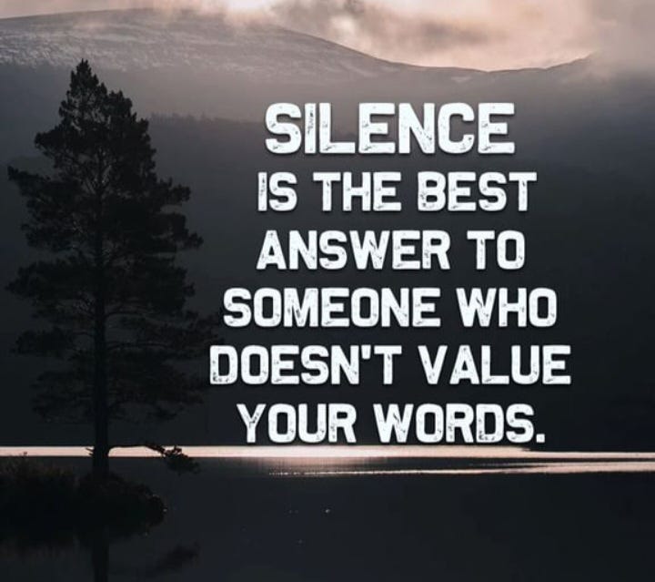 Why is silence best revange. Silence is often considered the best… | by ...