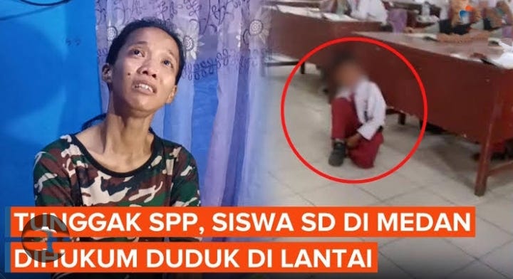 Ketika Sekolah Menghukum Kemiskinan: Refleksi dari Kasus Siswa yang Belajar di Lantai