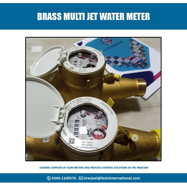 Brass Multi Jet Water Meter Best Price Water Meter in Pakistan by Water Meter Supplier