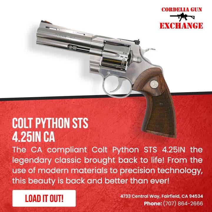 Colt Python STS 4.25IN 357MAG CA — Cordelia Gun Exchange | by Claire ...