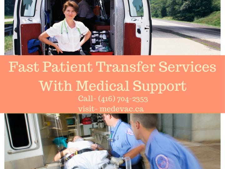 How Patient Transfer Services Are Helpful by MedEvac Canada Medium