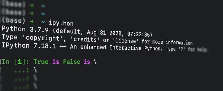 3 Curiosities of Python Boolean. Three counter-intuitive examples to ...